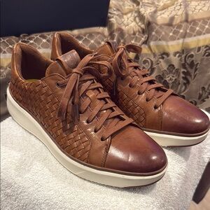 Cole Haan GrandPrø Topspin Sneakers; British Tan weave